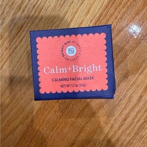 Calm+Bright Calming Facial Mask - Navy and Coral